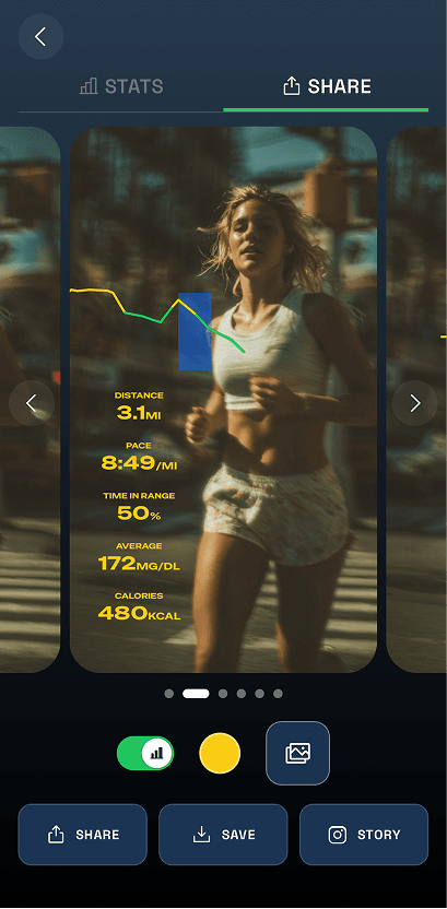 Ando share card for social stories
